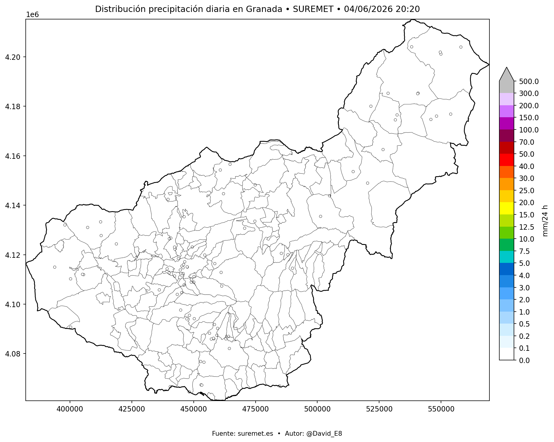 Precipitación Granada